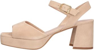 Unisa Schoenen, Dames, Beige, 37 EU, Leer, NEY Sandal