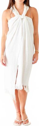 Mersea Hermosa Linen 3-Way Wrap In Off White