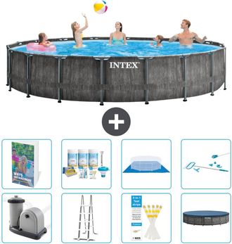 Intex Piscina Prism Frame Redonda - 549x122 Cm - 9-piezas S615