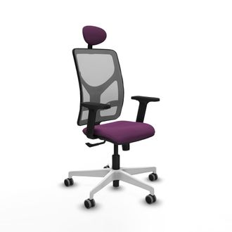Piqueras y Crespo Silla De Oficina Piqueras Y Crespo Motilla Gris Soporte Lumbar