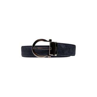 Ferragamo Heren, Accessoires, Blauw, Maat: 90 CM Su&egrave;de