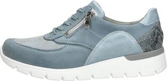 Waldl&auml;ufer K-Ramona Veterschoenen Laag - Dames - Sneakers - Blauw - 37 1/2 EU - Schoenen