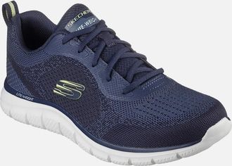 Skechers Mens Skechers Mens Track Glendor Trainers - Blue/Green - Size: 10