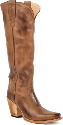Freebird by Steven Thunderbird Leather Western Boot in Beige at Nordstrom, Size 11