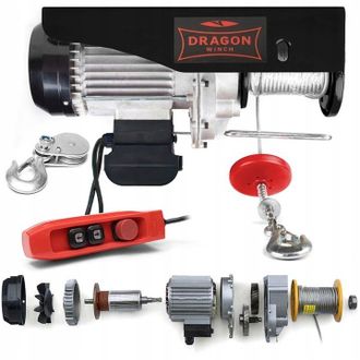 OEM Cabrestante El&eacute;ctrico De Cable De 800 Kg, 230 V, Modelo Dragon, Para Construcci&oacute;n, 0,8 Toneladas