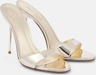 PARIS TEXAS Sandali 105 in pelle metallizzata