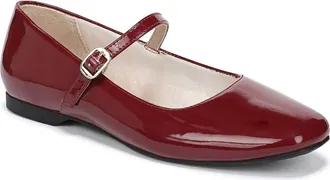 Life Stride Beloved Mary Jane Flat in Dark Cherry at Nordstrom, Size 6.5