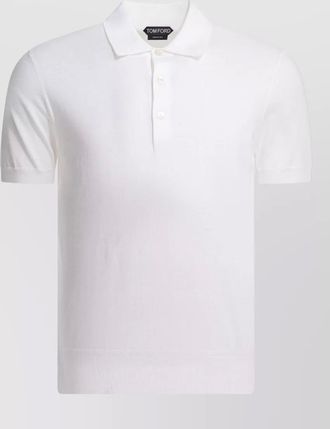 Tom Ford cotton polo shirt short sleeves knit