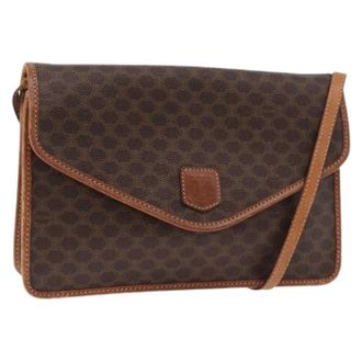 Celine Pre-owned Cross Body Bags, female, Brown, Size: ONE SIZE Pre-owned Vintage Shoulder Bag