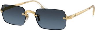 Ray-Ban Sunglasses, unisex, Yellow, Size: 54 MM Rb3928 Sunglasses