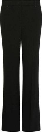 Marella Mllvalanga Straight Broeken - Dames - Straight fit broeken - Zwart - M - Leer - Broeken