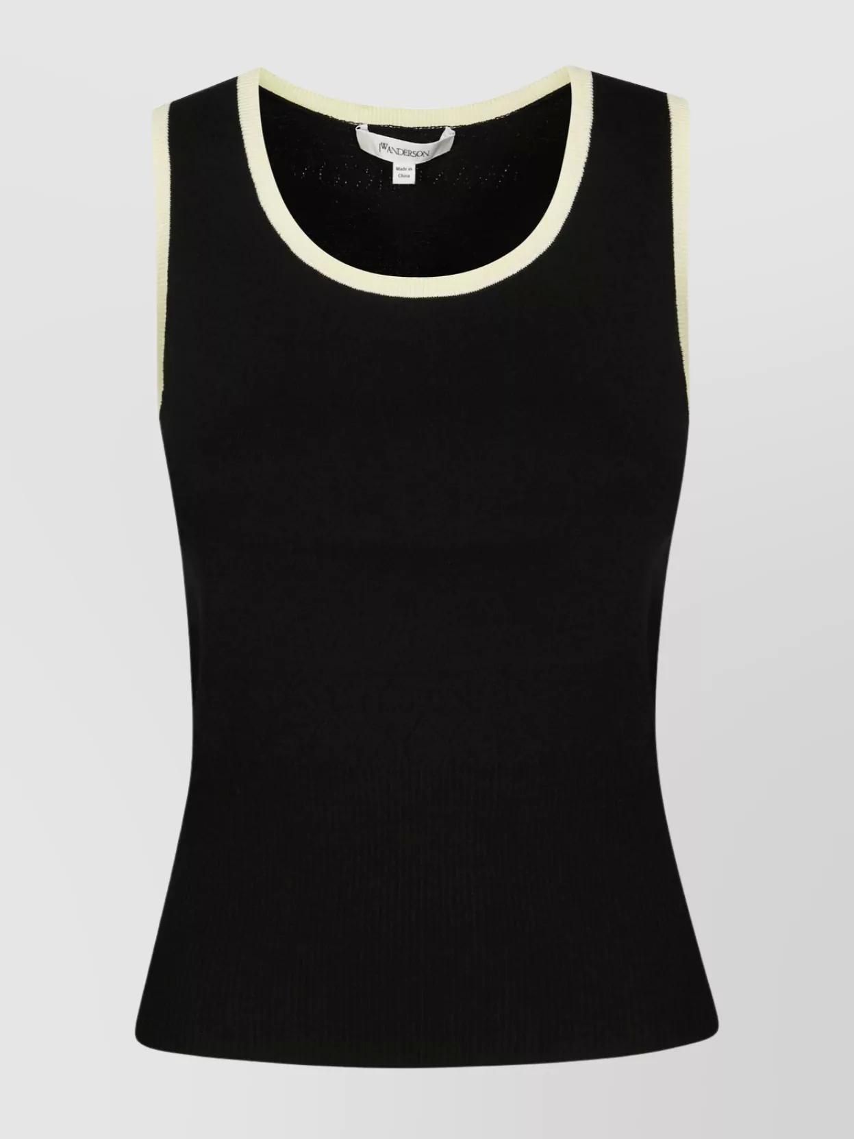 【送料&関税込】J.W. Anderson Pink Sleeveless Vest With V Ne JW Anderson Sleeveless t-shirts for Men | Online Sale up to