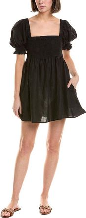 Montce Swim Marcela Linen-Blend Mini Dress