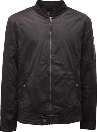 Guess LOS Angeles Jacket - Heren - Zomerjassen - Zwart - 2XL - Polyester - Jassen