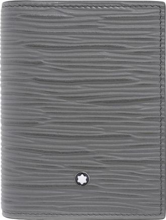Montblanc Medium Grey 4810 Leather Card Holder