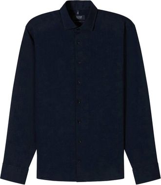 Olymp Olymp, Heren, Overhemden, Blauw, Maat: 4XL