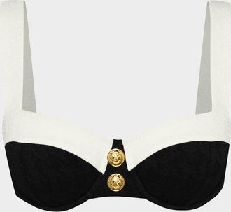 L'agence Alexandria Colorblock Chic Bikini Top
