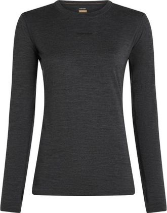 Icebreaker 200 Merinofine Ace L/S Crewe Merinounterw&auml;sche f&uuml;r Damen | schwarz