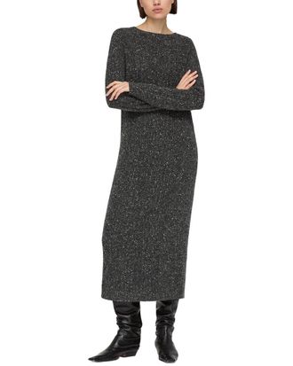 Lafayette 148 New York Cable Donegal 100% Cashmere Sweaterdress