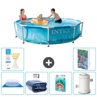 Intex Piscina Con Estructura Redonda - 305x76 Cm - 7-piezas S123