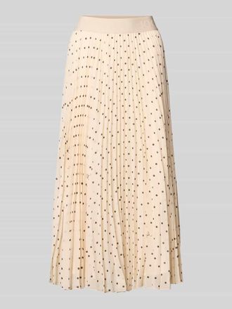 Joop Midirock mit Plisseefalten Modell Salma2 in Beige, Gr&ouml;&szlig;e 34