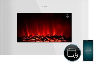 Cecotec Cecotec Chimenea El&eacute;ctrica Decorativa 35&icirc; Con Mando Y Wifi Readywarm 3590 Flames Connected White. M&aacute;xima Potencia 2000w