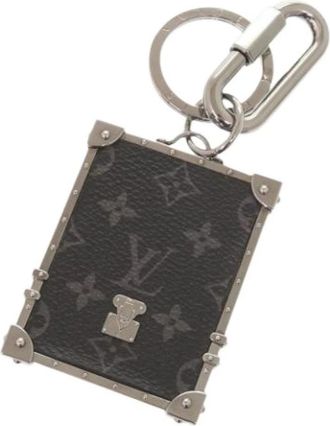 Louis Vuitton Pre-owned Monogram Eclipse Sleutelhanger - Dames - Vintage Accessoires - Bruin - ONE Size - Vintage