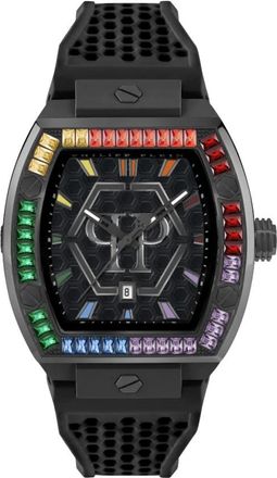 Philipp Plein The Hexagon Phantom - Heren - Horloges - Zwart - ONE Size - Accessoires