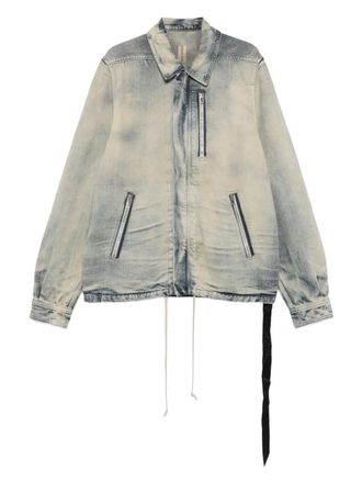 Rick Owens zip-fastening drawstring jacket - Blue