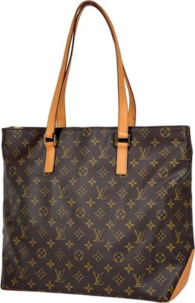 Louis Vuitton Brown Monogram Shoulder Bag Tote Bag (Pre-Owned)