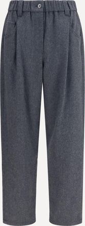 Brunello Cucinelli Pantaloni in lana elasticizzati Woman 44