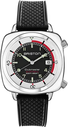 Briston Clubmaster Automatic Black Dial Mens Watch 26642.PS.DC.1.FB