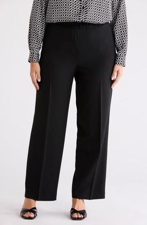 Kasper Gracie High Rise Pants in Black at Nordstrom, Size 3 X