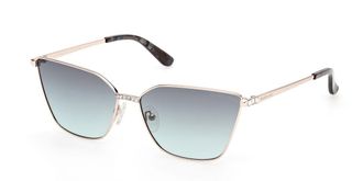 Guess GM00023 32B Womens Sunglasses Gold Size 60