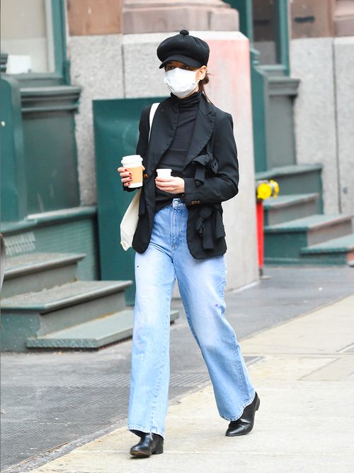 cappello baker boy Katie Holmes