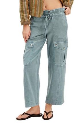 Free People Park Ave Cotton Cargo Pants in Autumn Sky at Nordstrom Rack, Size X-Large