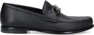Ferragamo Moccasins with Reversible Silver and Gold Hardware