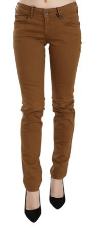 Plein Sud Womens Casual Pants Model Pan70664 - Tan Cotton - Size 27 (Waist)