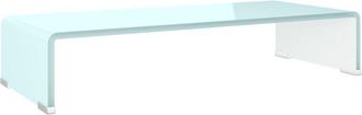 vidaXL Vidaxl - Mueble TV/Elevador de monitor cristal verde 60x25x11 cm