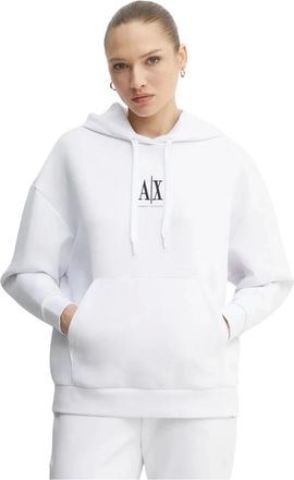 A|X Armani Exchange Donna, Felpe, Bianco, S, new
