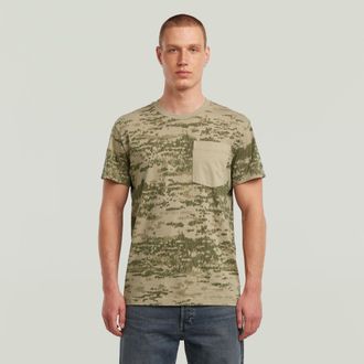 G-Star Camo Pocket T-Shirt - Meerkleurig - Heren