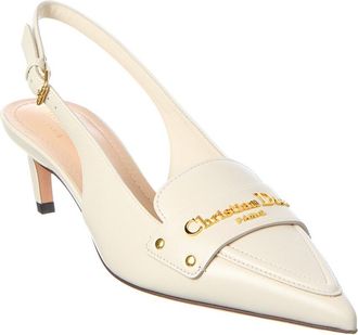 Dior Boy Leather Slingback Pump