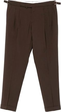 BRIGLIA 1949 Broeken, Heren, Bruin, XL, Katoen, Quartieris Chino