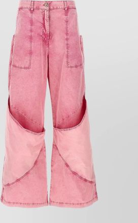 The Attico trousers loose fit wide legs