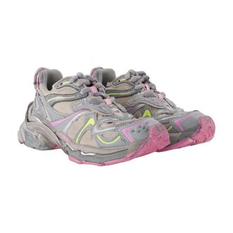 Balenciaga Womens Runner 2 Sneaker Multicolor Nylon