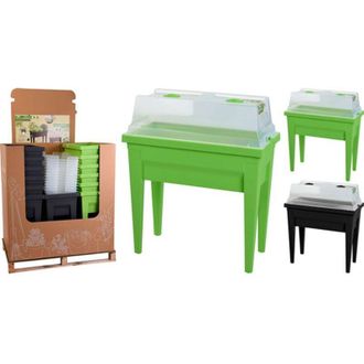 Wurko Progarden Huerto Sin Tapa 76x38x68 Cm 55 L Verde, Huerto Sin Tapa 76 X 38 X 68 Cm 55 Litrosmesa De Siembra Con Tapatama&ntilde;o De La Cubierta De Pl&aacute;stico: 