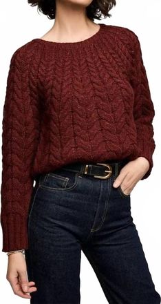 Gentle Fawn Lorenzo Sweater In Mahogany