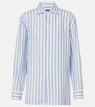 Ralph Lauren Collection Camicia in lino a righe