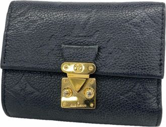 Louis Vuitton Noir Wallet (Tri-Fold) (Pre-Owned)