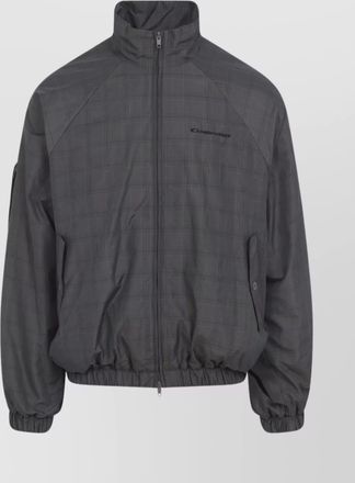 Balenciaga sporty jacket with high collar and pockets